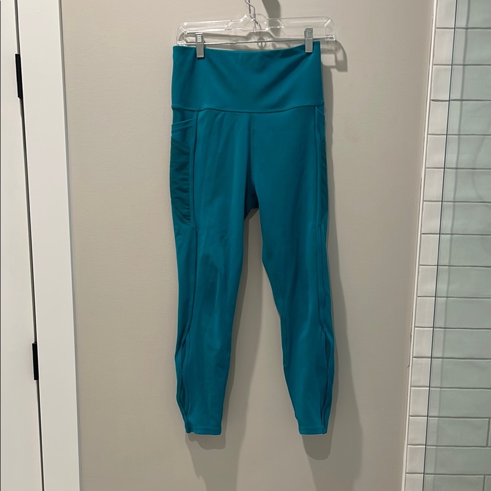 Better Sports Performance Teal High-Waisted Leggings Size L